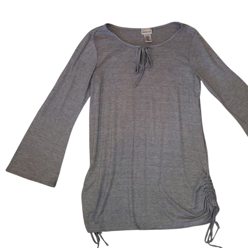 Wearabouts Gray Swimsuit Coverup with side strings